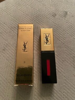 Yves Saint Laurent Rouge Vernis Glossy Lip Stain in Bold Red #9
